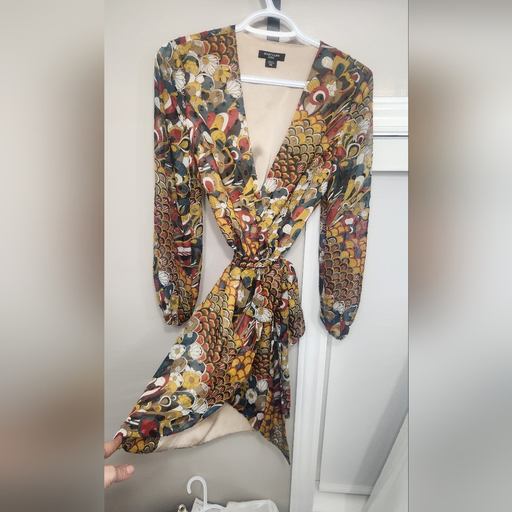Marciano Vibrant Long Sleeve Dress